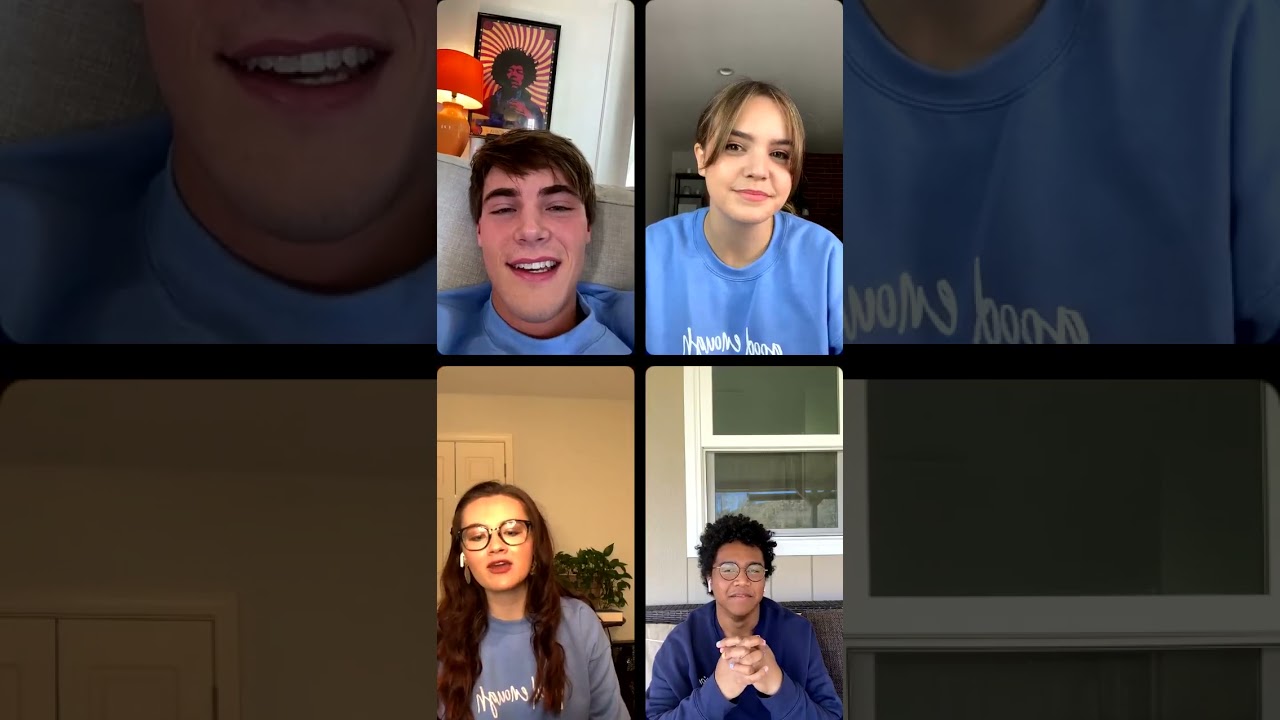 A Week Away Cast - Kevin Quinn, Bailee Madison, Kat Conner Sterling, Jahbril Cook | IG Live