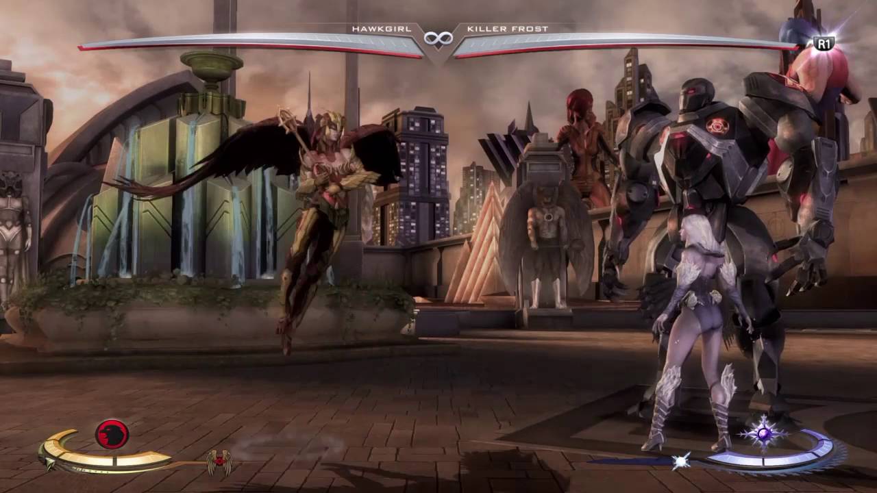 Injustice Gods Among Us: HawkGirl Combos