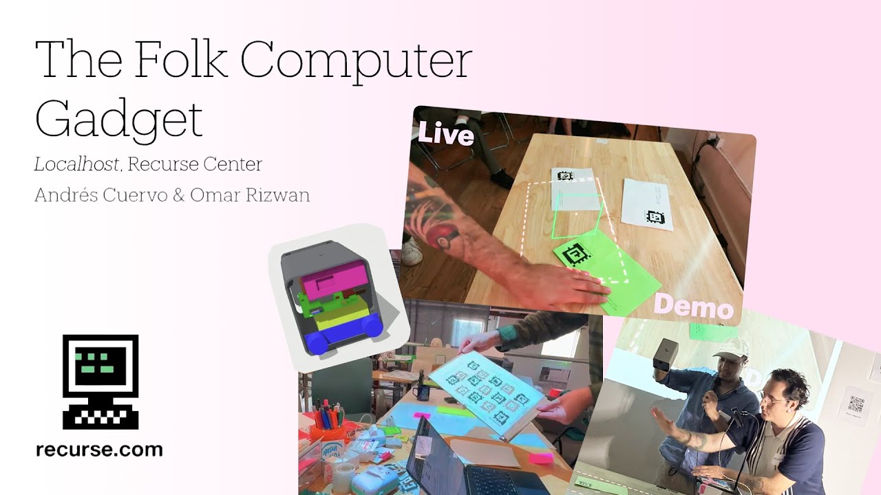Computing with Projected Light: The Folk Computer Gadget