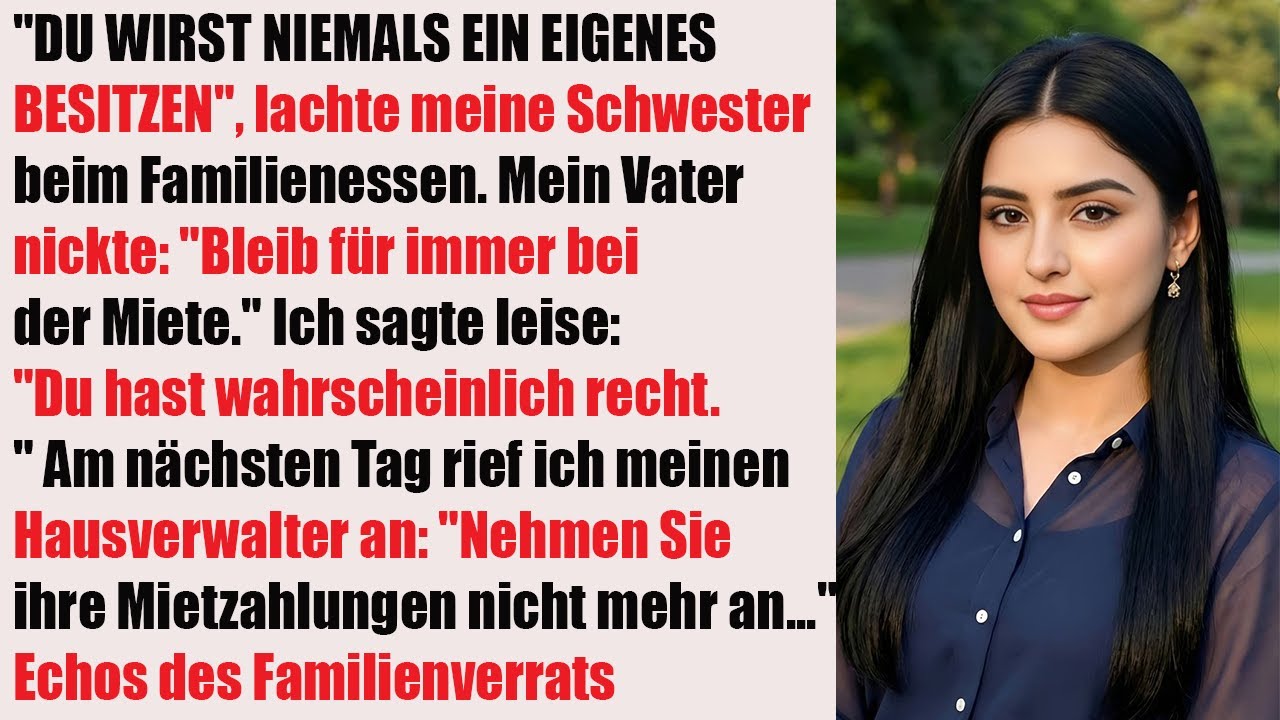 „Meine Schwester sagte, ich werde nie Eigentum besitzen – 2 Jahre 3.200 € Miete gezahlt“