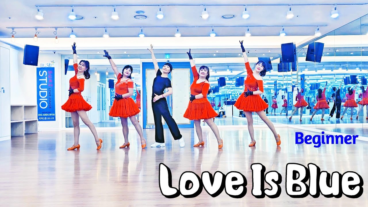 Love Is Blue Line Dance (Beginner)