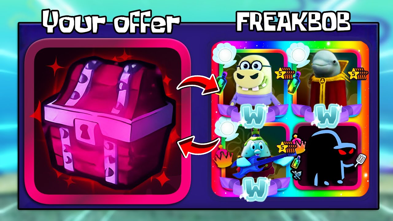 I Traded SECRET CHESTS For INSANE OFFERS.. (SpongeBob TD)