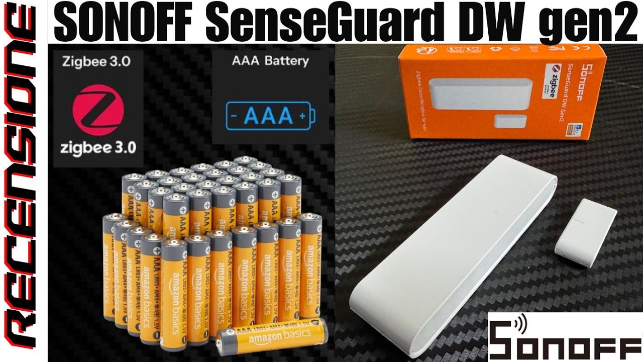 Nuovo SenseGuard RECENSIONE SONOFF DW Gen2 Sensore Porta/Finestra Zigbee SNZB-04PR2