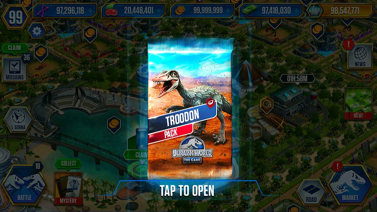 TROODON PACK TROODON TOURNAMENTS | JURASSIC WORLD THE GAME