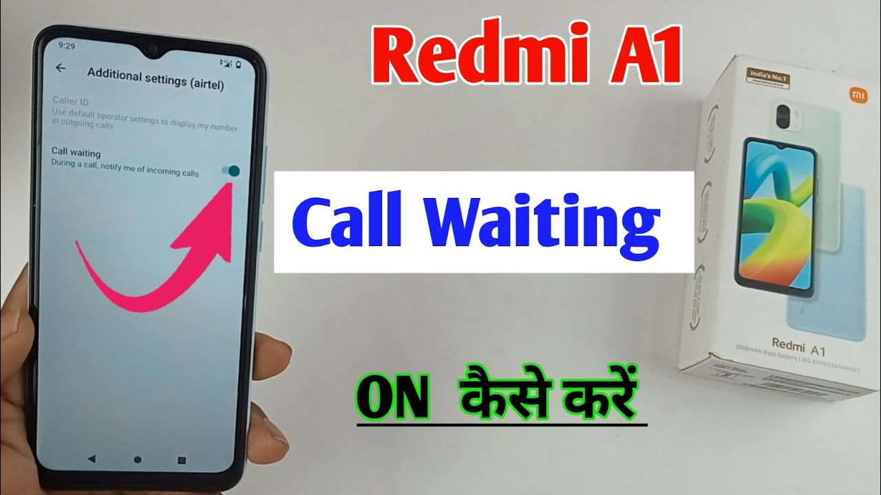 redmi A1 call waiting setting / how to enable call waiting in redmi A1 / redmi A1 call waiting