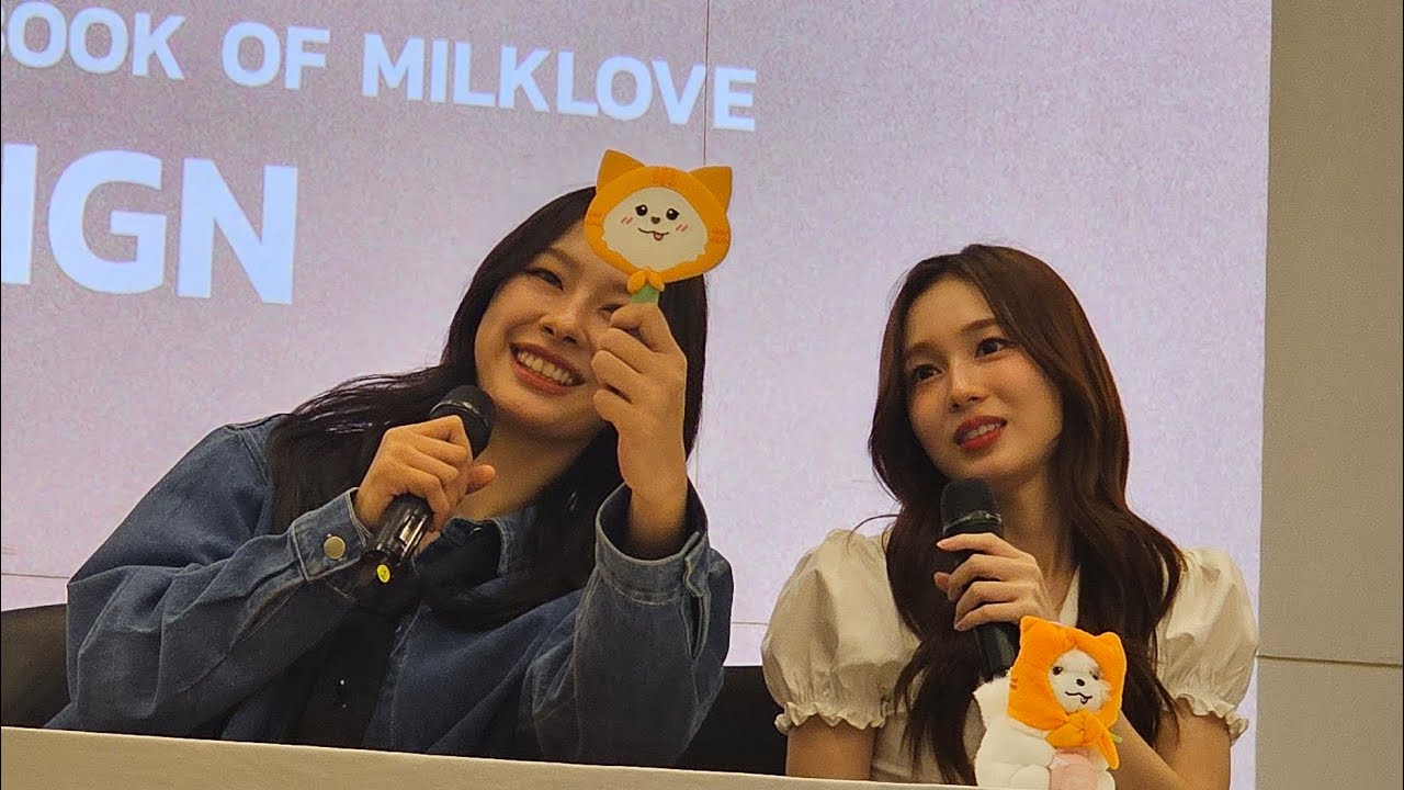MilkLove Pretty Girl Era photobook fans sign 2024｜Artist talk part