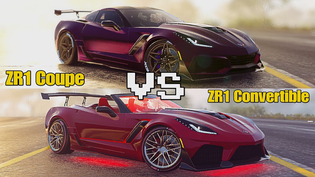 The Crew 2 | Chevrolet Corvette C7 ZR1 Coupe Vs Convertible Full Max Upgrade 