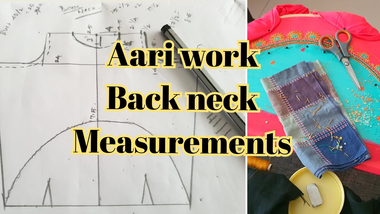 Aari work Back Neck Measurement |VaanavilWorld