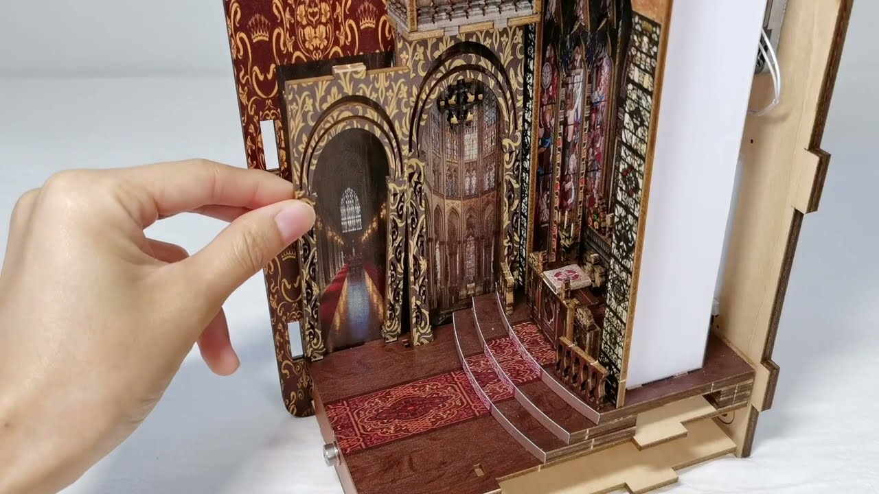 🛠️⛪ Witness the Assembly: Covenant Church Book Nook Shelf Insert Process 📚✨