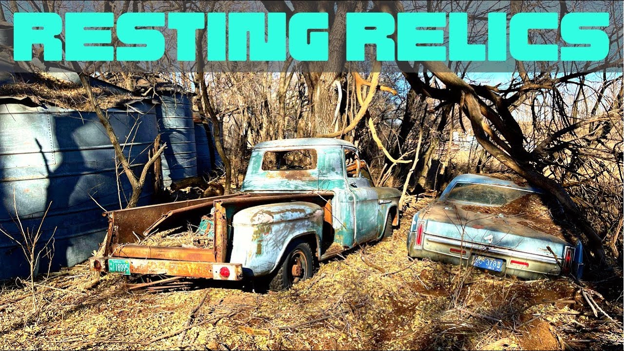 Dragging Antique Cars & Trucks Out Of The Trees | Abandoned Farm Cleanup Day 3