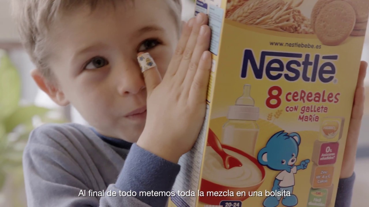 Elaboración papillas NESTLÉ cereales - Nestlé Bebé