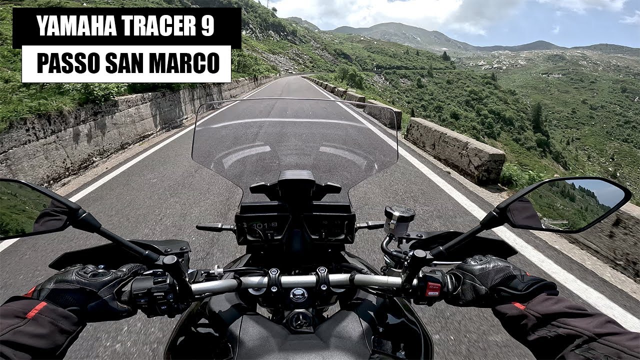 Yamaha Tracer 9 2024 | Passo San Marco 4K Raw Onboard