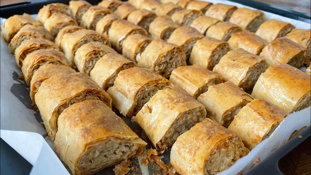 ✅5 Dk Çayın Kahvenin Yanına‼️Bayatlamayan Çıtır Çıtır Kuru Baklava‼️