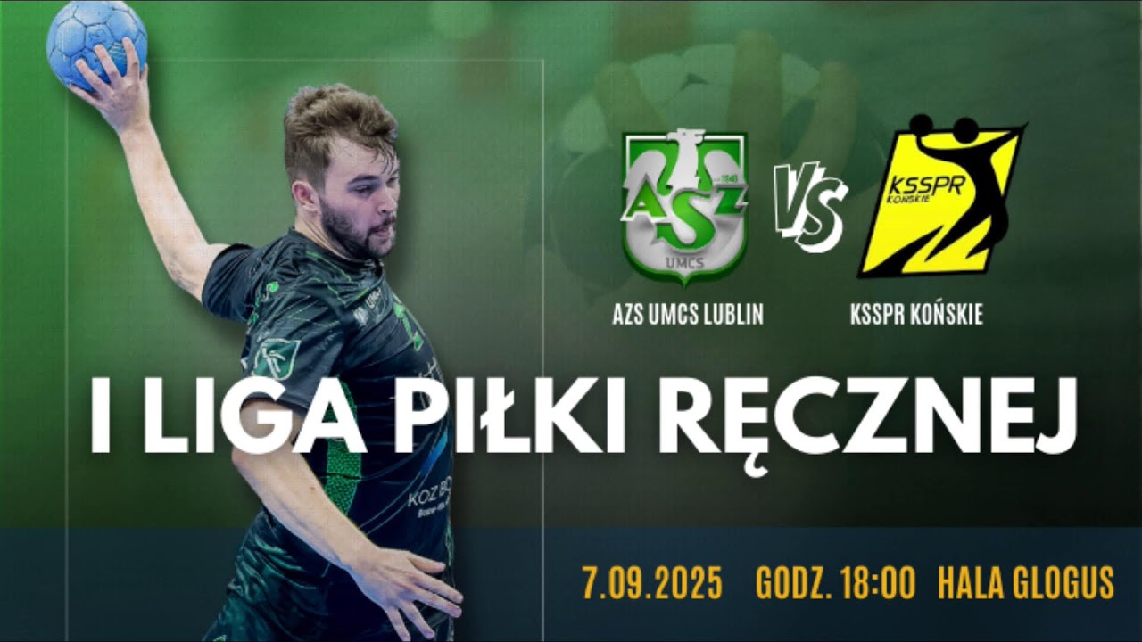 I Liga Piłki Ręcznej AZS UMCS Lublin vs KSSPR Końskie