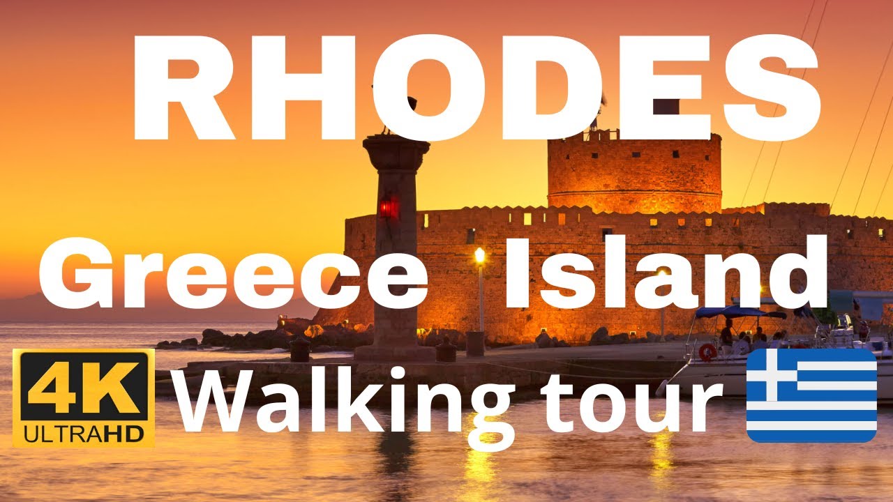 RHODES GREECE ISLAND WALKING TOUR