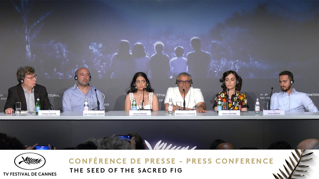 THE SEED OF THE SACRED FIG – Conférence de presse – Français – Cannes 2024