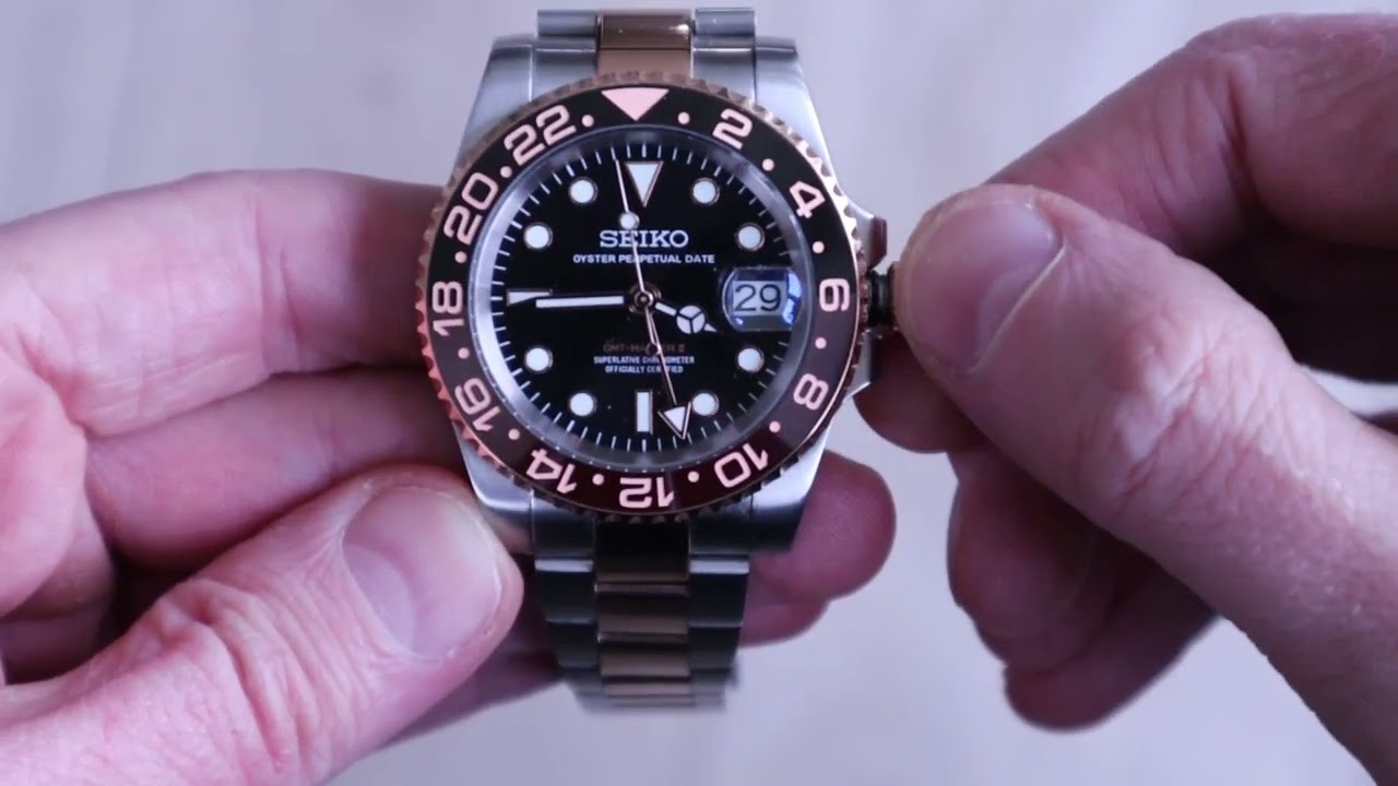Seikomod NH34 GMT