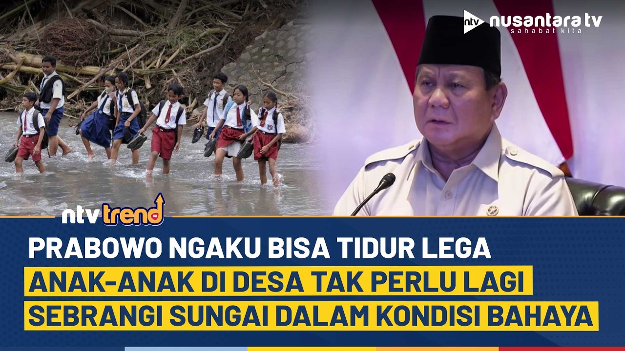 Resmikan 218 Jembatan! Presiden Prabowo Ngaku Tidur Lebih Lega, Anak-anak Tak Basah Ke Sekolah