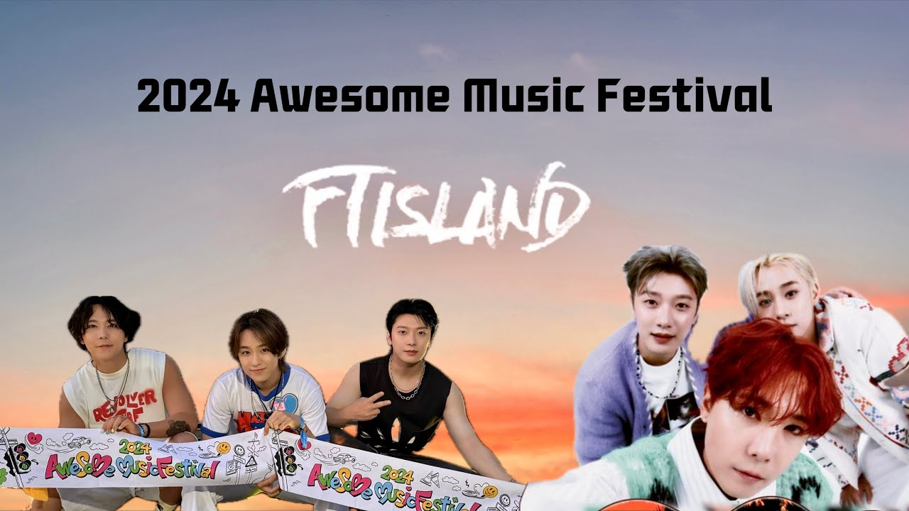 FTISLAND (FT아일랜드) 어썸뮤직페스티벌 @대구스타디움보조경기장 2024 AMF fan cam