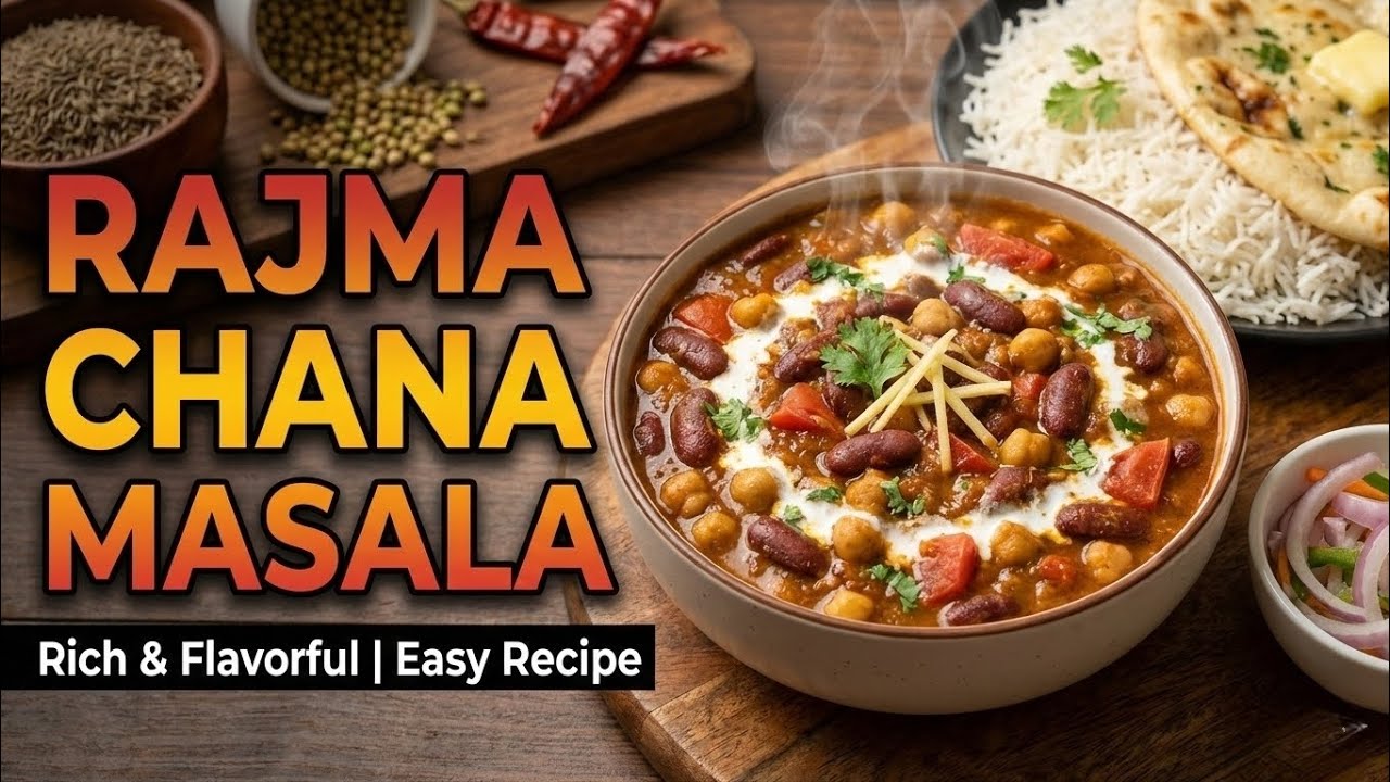This Rajma Chana Masala Will Blow Your Mind 🤯 | Easy Recipe