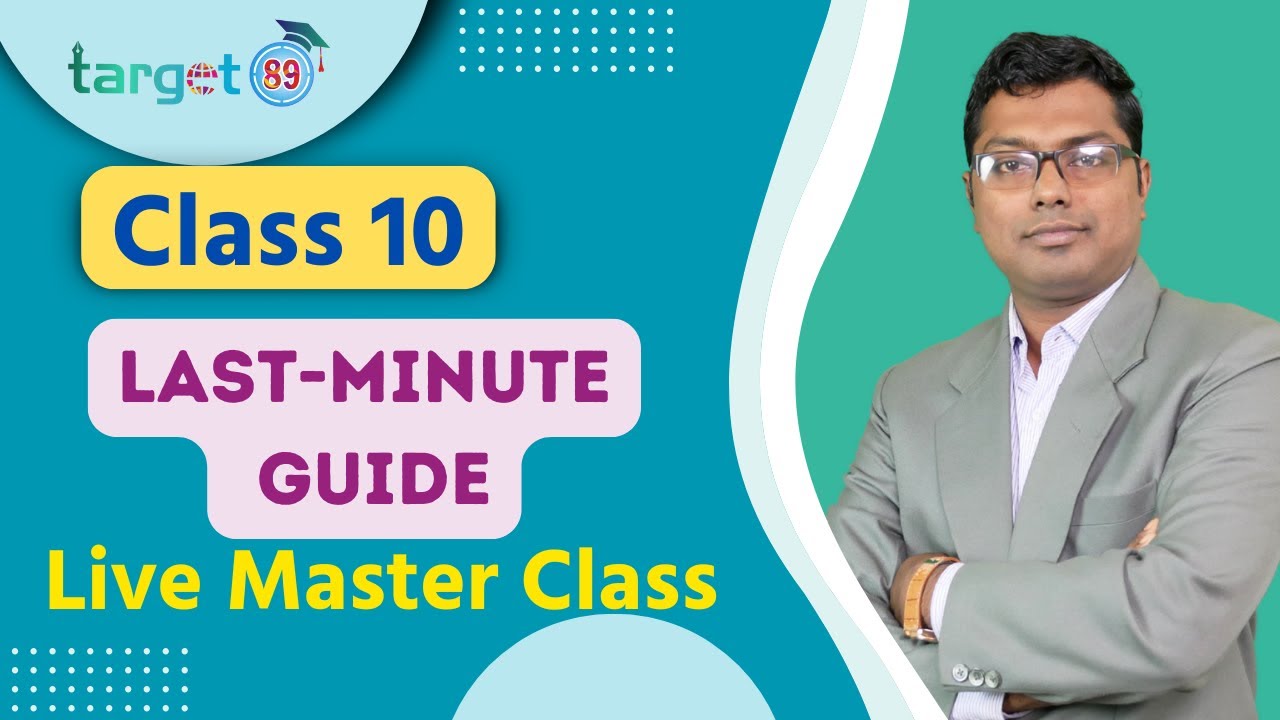 🔴LIVE Bengali Master Class | Class 10 Madhyamik | Last Minute Revision