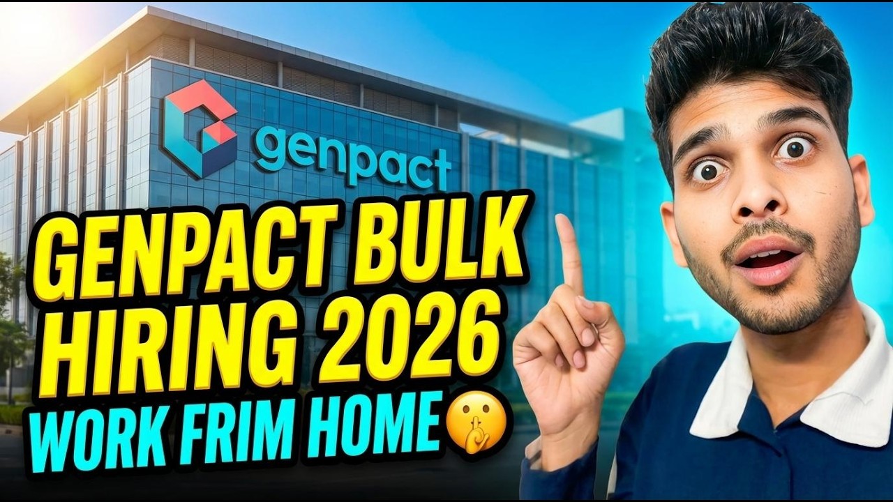 Genpact Bulk Hiring 2026 🤫 | Work From Home | The Ravi Vlogs