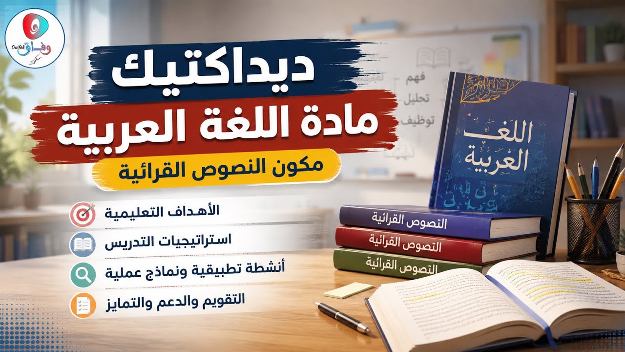 ديداكتيك مادة اللغة العربية | مكون النصوص