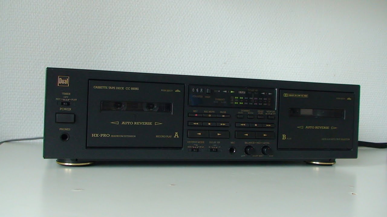 Platine cassette DUAL CC 850RS