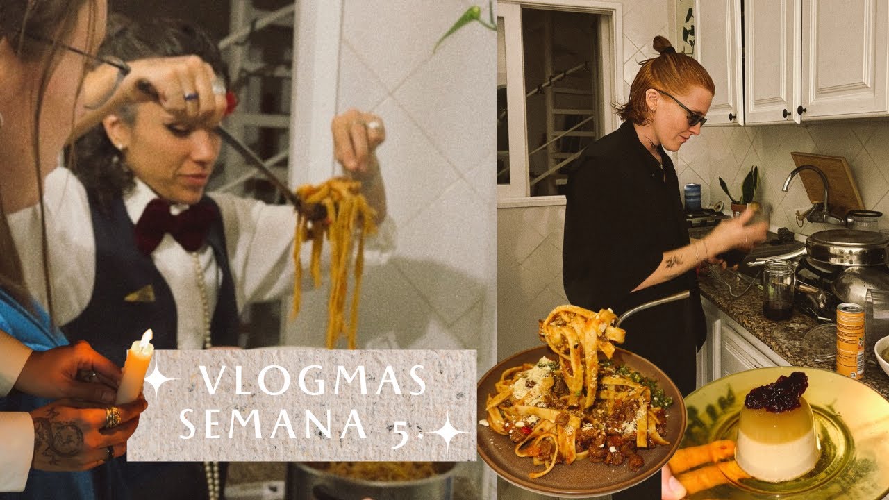 Último VLOGMAS (Fin de año, menú de fiesta con doble postre) | Living Like A Panda