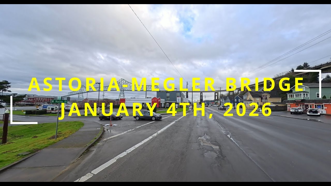 Crossing the Astoria–Megler Bridge | Epic Drive Over the Columbia River