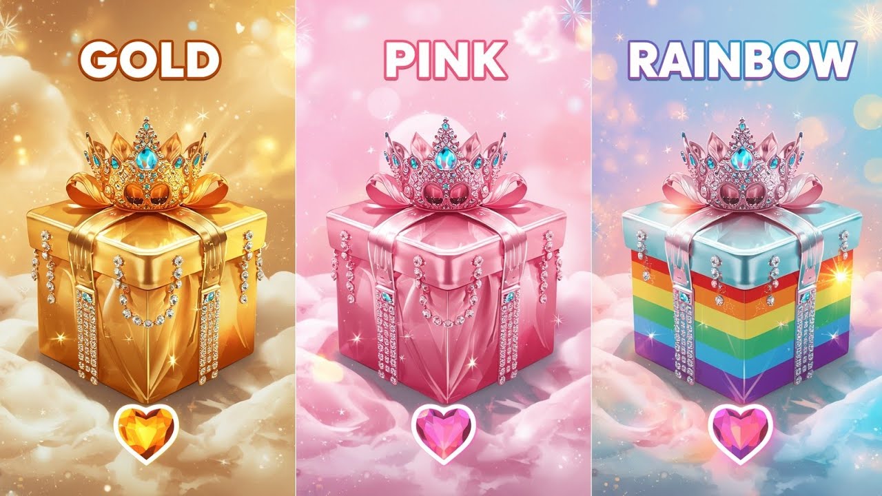 Choose your gift box new 3 🤩😭🤮 gift box challenge ▶️ || two Good and one bad.