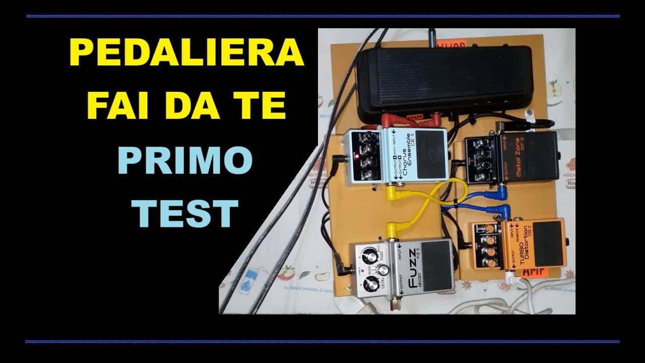 Primo TEST Pedaliera - Fai Da Te (DIY)