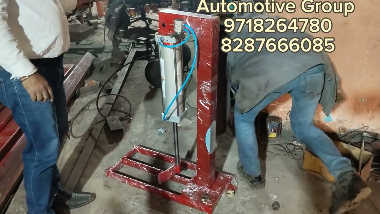 Tyres Pressing मशीन डेमो | कैसे करें टायर को प्रैस? पूरी जानकारी हिंदी में