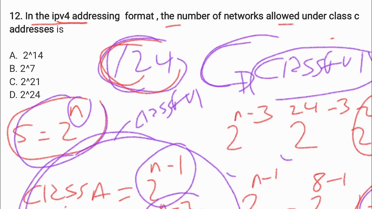 subnetting question 12 in Amharic networking
