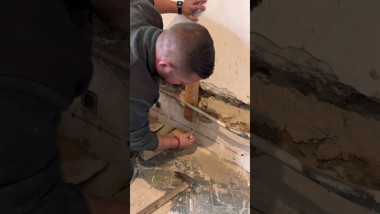 Assechement De Mur.Procédé complet sur une intervention de Chantier.