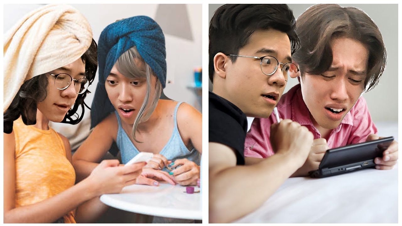 Bạn con trai vs bạn con g&aacute;i (Kenjumboy - Vine)