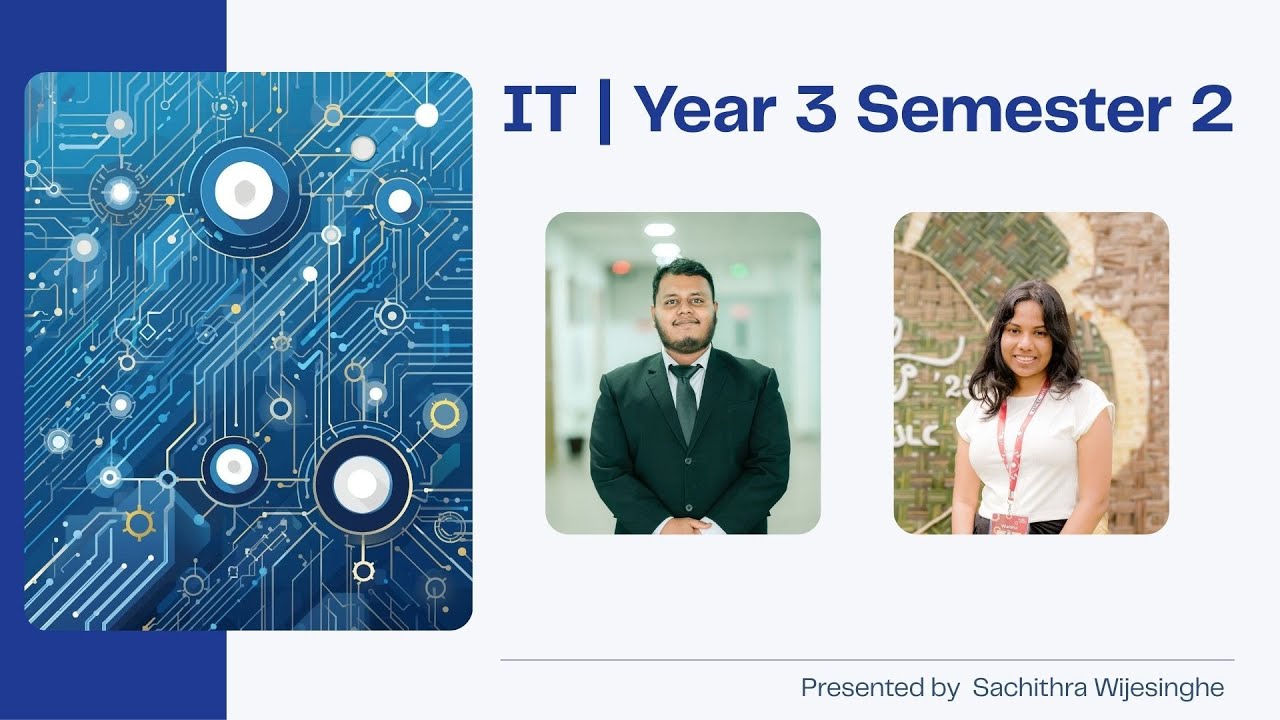IT Year 3 Semester 2 Overview | BSc (Hons) Information Technology