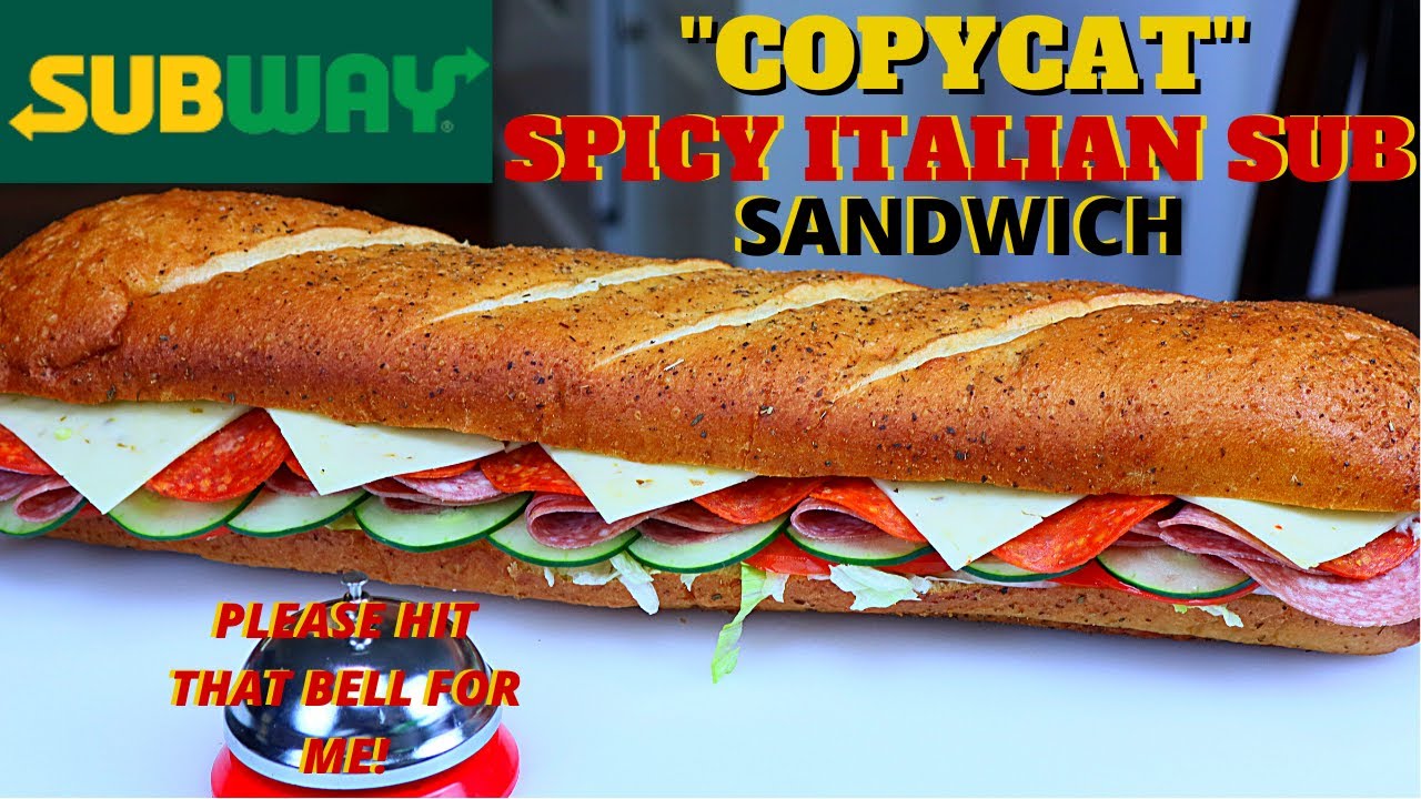 COPYCAT SUBWAY ITALIAN SUB | HOW TO MAKE SPICY ITALIAN SUB SANDWICH YOUTUBE RECIPE 2021