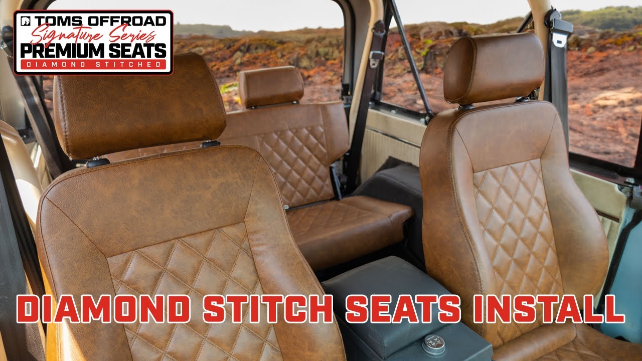 Diamond Stitch Signature Series Premium Seats Install