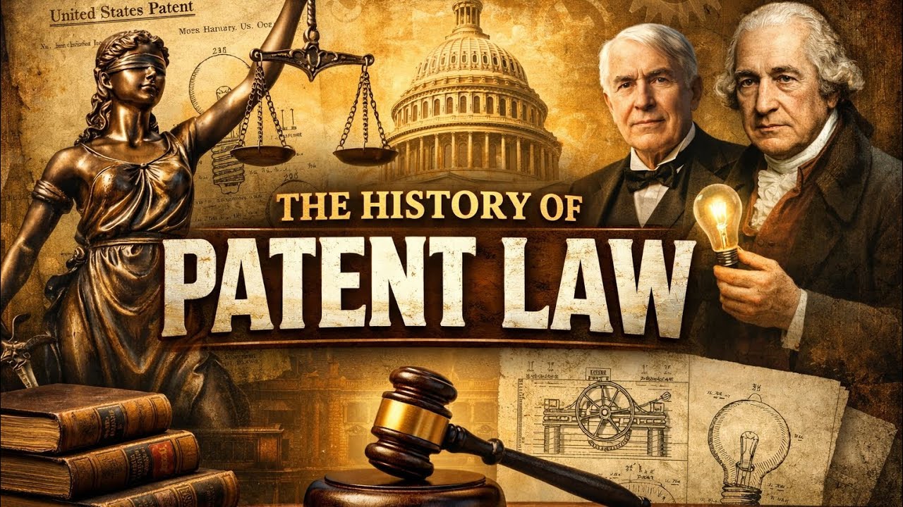 Easy History Of Patent Law l Intellectual Property l 