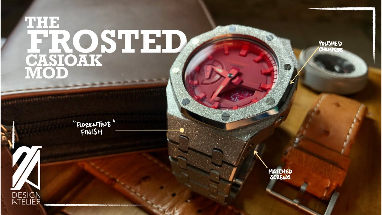 A Casioak You&rsquo;ve Never Seen Before! The Frosted Casioak G-Shock Mod! (&ldquo;Florentine&rdquo; Style Royal Oak)