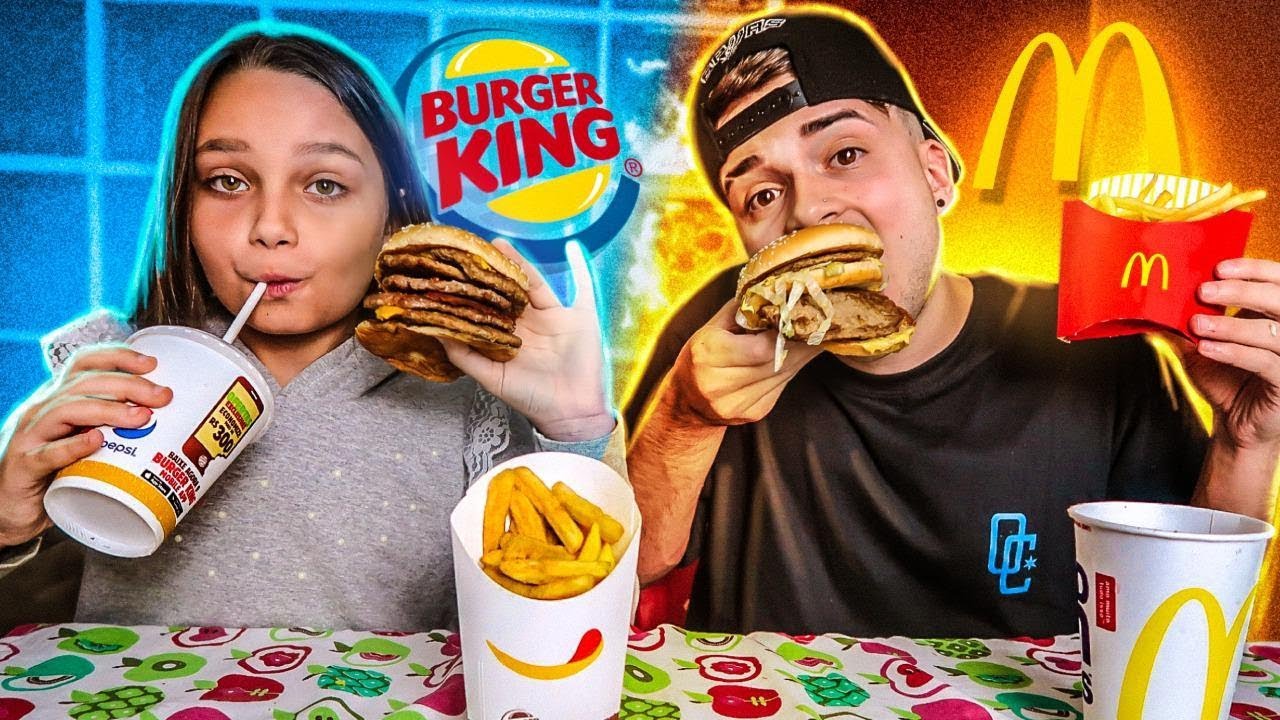 só MC DONALDS vs BURGUER KING