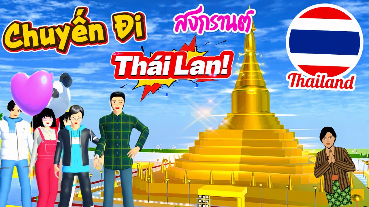 🇹🇭Chuyến đi Thái Lan bất ổn😜!! #sakuraschoolsimulator #sakuraschool #sakura #foryou #funny #viral