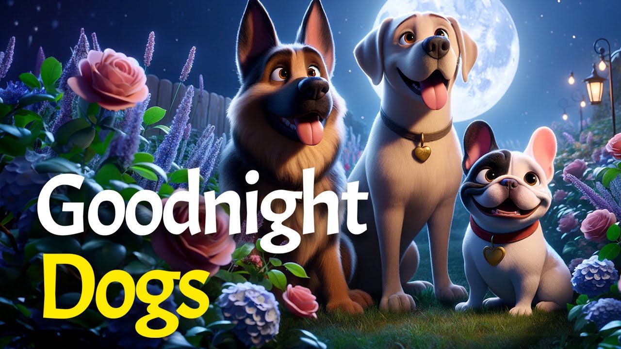 Goodnight, Dogs🐕‍🦺🐾🌙PERFECT Bedtime Stories for Little Ones with Calming Music🐕🌟🏡