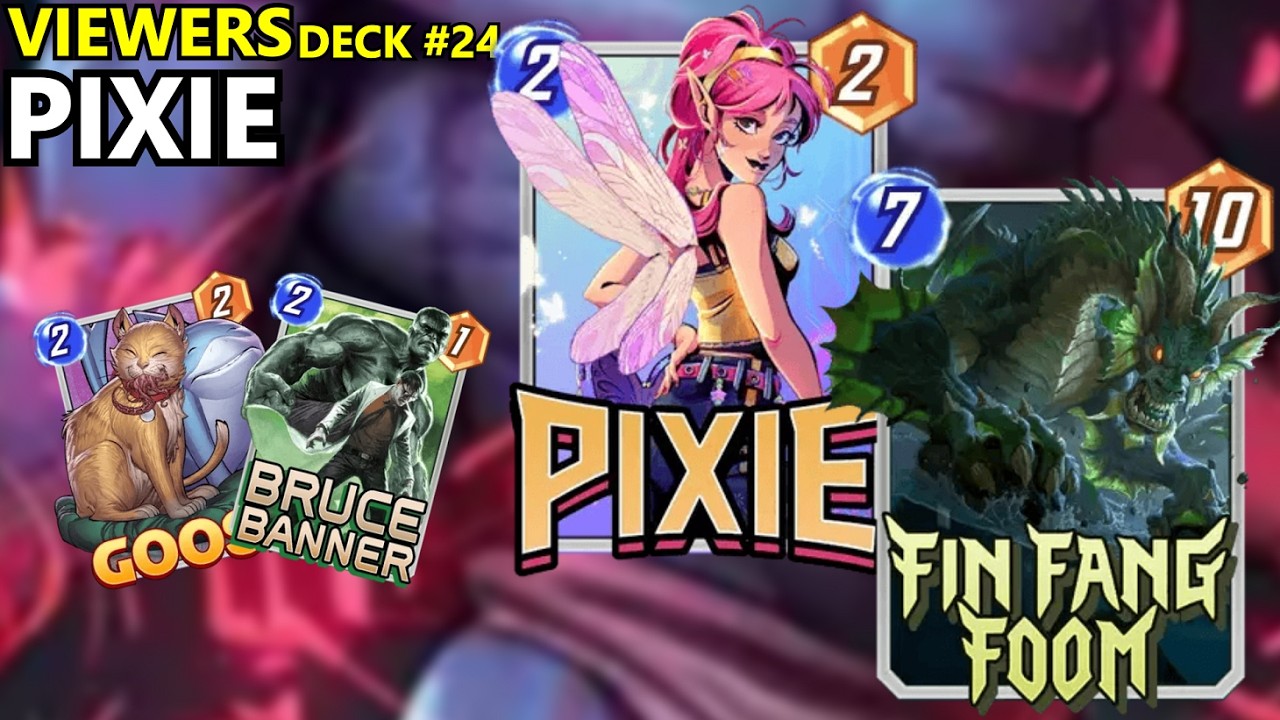 MARVEL SNAP INDONESIA - NYOBAIN DECK DARI KALIAN #24!! PIXIE GOOSE FIN FANG FOOM DECK