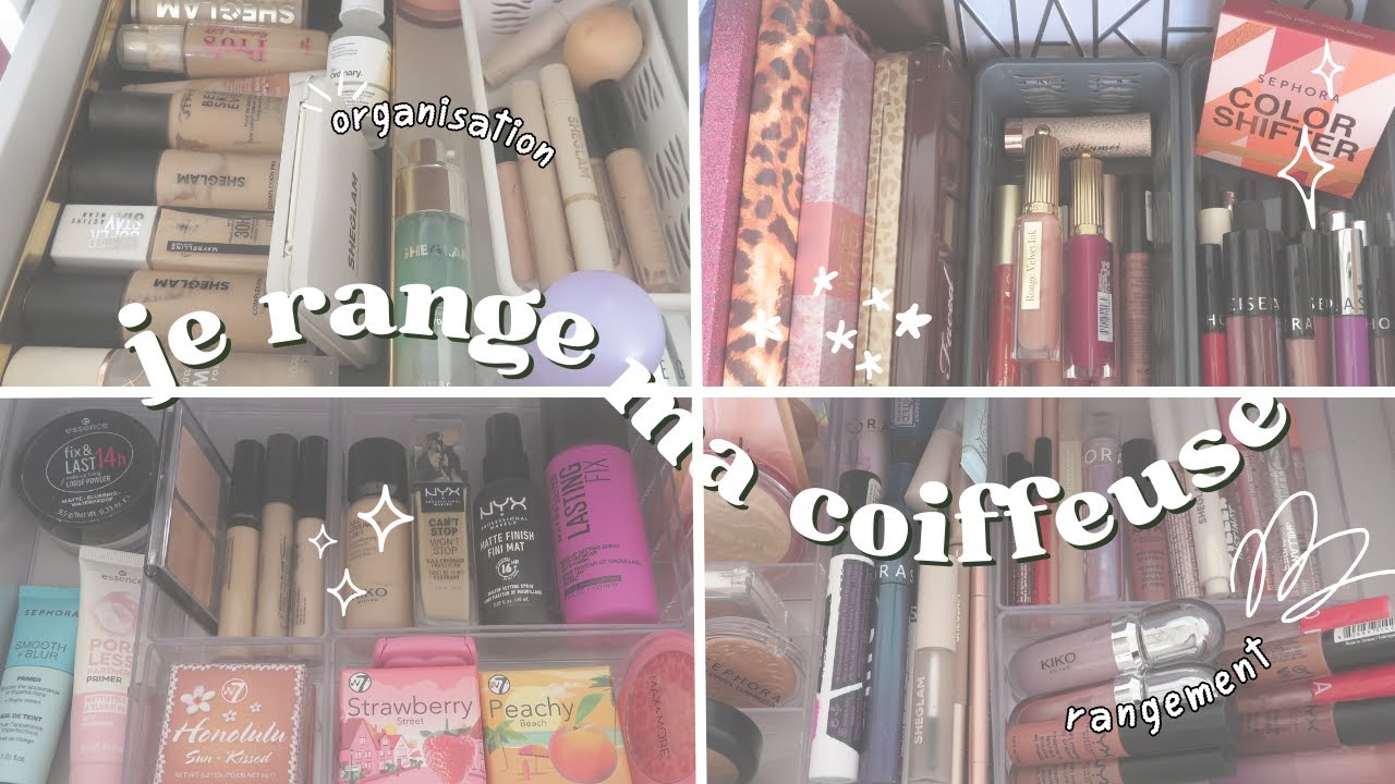 ON RANGE ENSEMBLE MA COIFFEUSE + BIG TRI MAQUILLAGE 💄