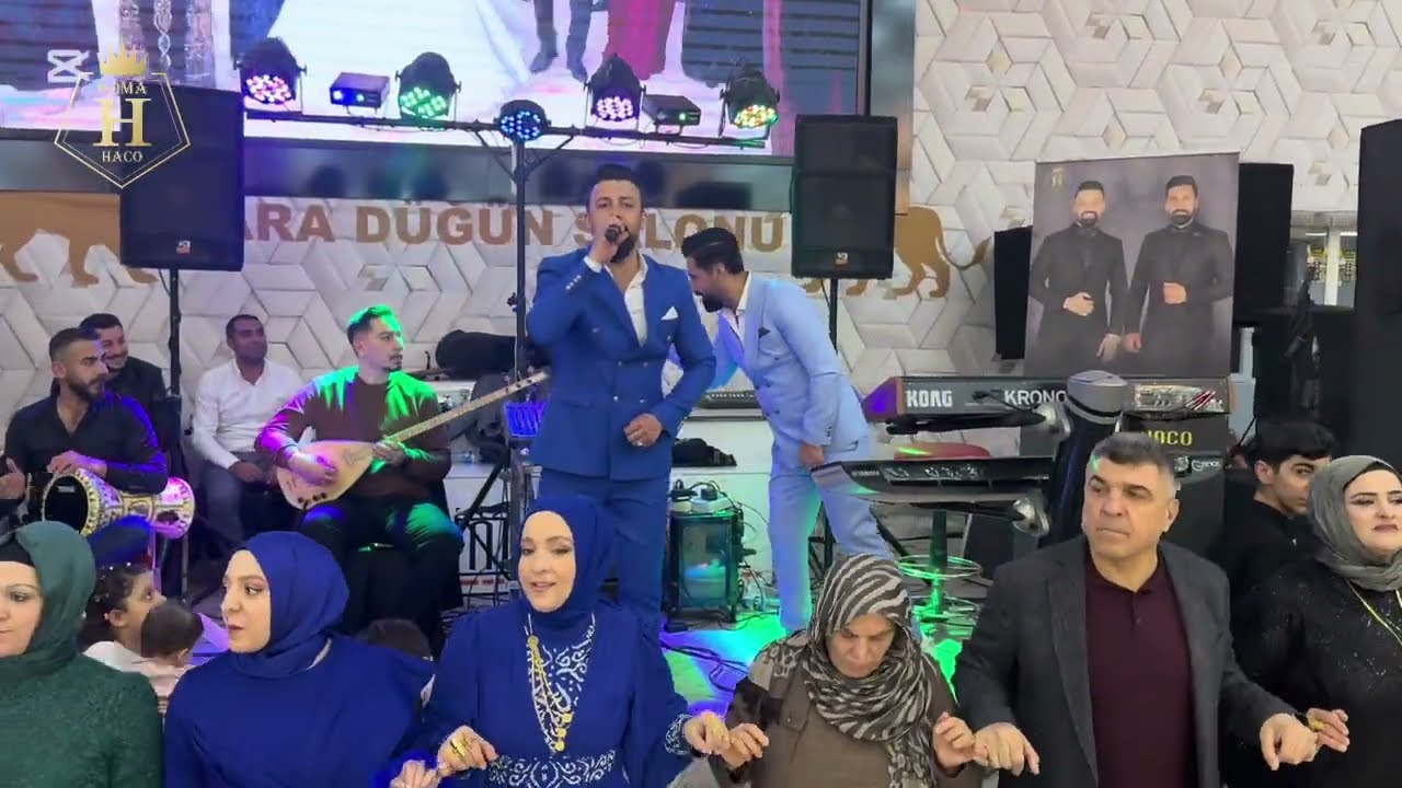 Koma Haco kızıltepe lara düğün salonun da Bünyamin & hanım düğünü part 1