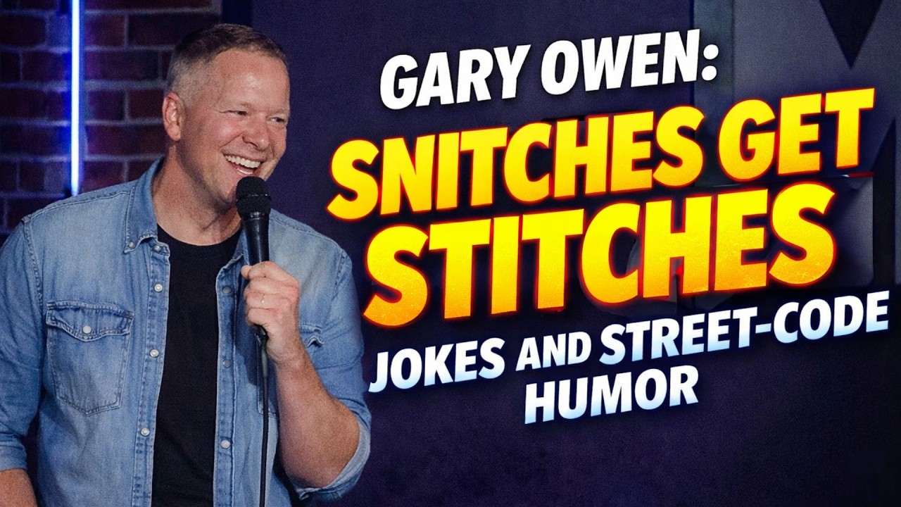 Gary Owen : “Snitches Get Stitches” Jokes and Street-Code Humor  | Crowd Work Compilation