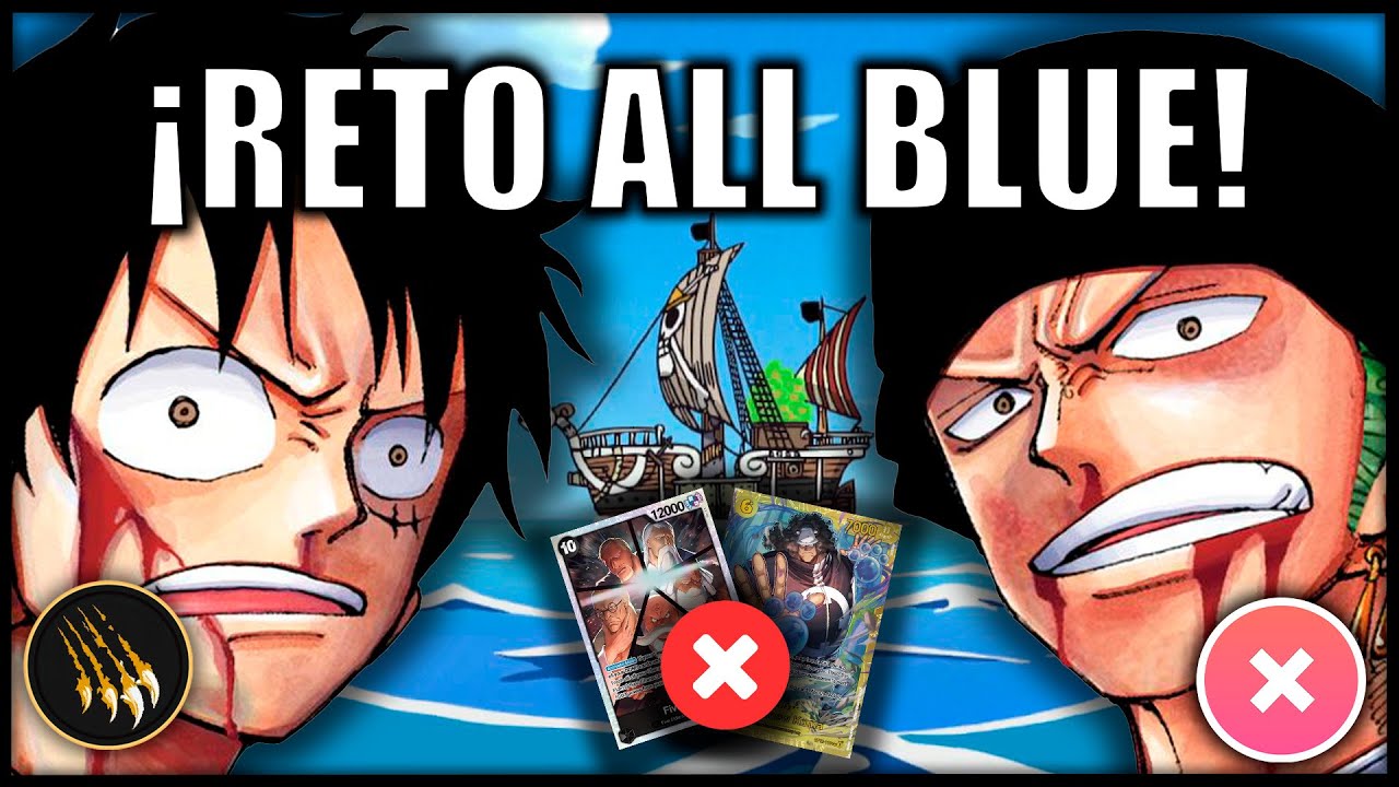 ¿PODREMOS GANAR SIN UTILIZAR CARTAS SR Y SECRETAS ? RETO ALL BLUE CON VERSUSTCG | OPTCG en Español