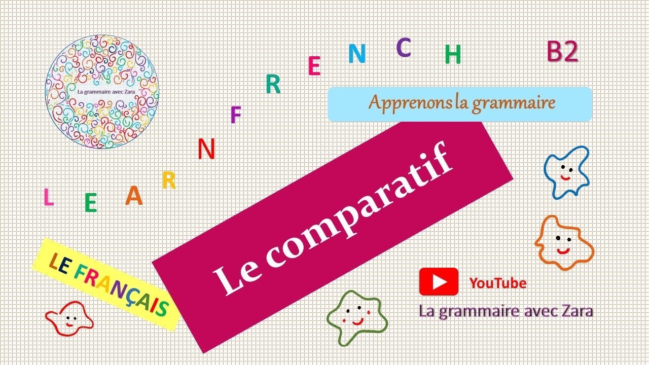 le comparatif - B2 - La grammaire française